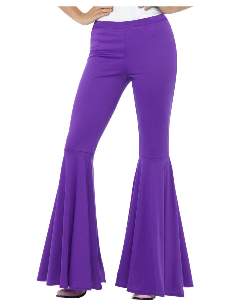 1960's Bell Bottoms Purple Trousers for Ladies