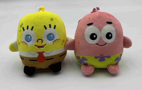 TeeTurtle Plushmates Besties: Spongebob & Patrick