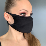 Multi Layered Face Mask - Solid Lycra