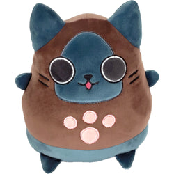 Stubbins: Monster Hunter Rise - Chocolate Palico Smoosh Plush (18")