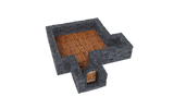 WarLock Tiles: Expansion Pack - 1 in. Dungeon Straight Walls