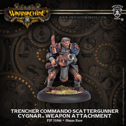 Warmachine: Cygnar Trencher Commando Scattergunner