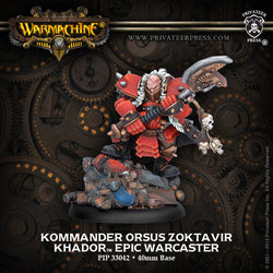 Warmachine: Khador Kommander Orsus Zoktavir