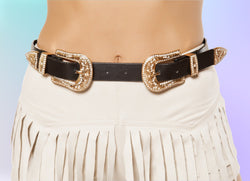 Adjustable Double Buckle Belt