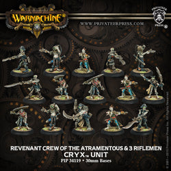 Warmachine: Cryx Revenant Crew of the Atramentous w/ 3 Riflemen