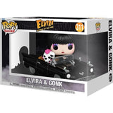 Funko Pop! 311 Rides - Elvira: Mistress of the Dark - Elvira & Gonk Deluxe Vinyl Figure