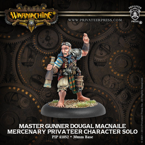 Warmachine: Mercenaries Master Gunner Dougal Macnaile