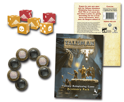 Talisman Adventures RPG: Accessory Pack (Dice & Tokens)