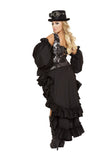 6pc Sexy Steampunk Maiden Pirate Costume