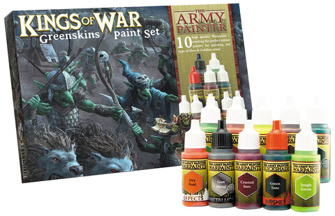 Army Painter Warpaints: Kings of War Greenskins Paint Set (10)