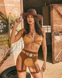 4pc Wild & Sexy West Costume