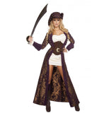 6pc Decadent Pirate Diva Costume