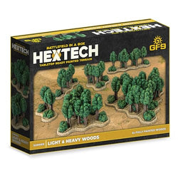 Battlefield in a Box: HexTech - Summer Light & Heavy Woods