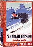 Puzzle: Canadian Vintage Art - Banff Lake Louise Ski Areas