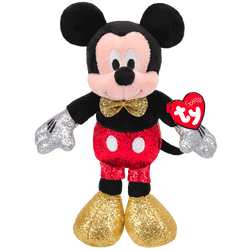 Ty Disney: Red Sparkle Mickey Mouse (Medium)