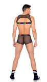 Mens Pride Two-Tone Fishnet Trunks