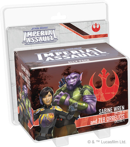 Star Wars: Imperial Assault - Sabine Wren and Zeb Orrelios Ally Pack