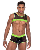 Mens Fishnet & Vinyl Trunks