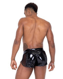 Mens Pride Mesh Vinyl Runner Shorts