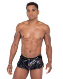 Mens Pride Mesh Vinyl Runner Shorts