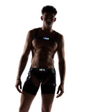 Rainbow Rebel Pride Studded Harness