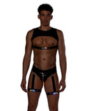 Rainbow Radiance: Pride Light-Up LOVE Leg Straps