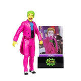 McFarlane Toys DC Retro The Joker Batman: Classic TV Series Black Light Gold Label 6-Inch Action Figure - Entertainment Earth Exclusive