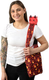 TeeTurtle Plushie Tote Bag: Devilish Kitty