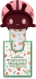 TeeTurtle Plushie Tote Bag: Ladybug