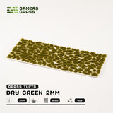 Gamers Grass Tufts: Dry Green 2mm- Wild