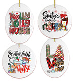 Santa's Favorite Nurse Christmas Ornament Bundle Set of Four