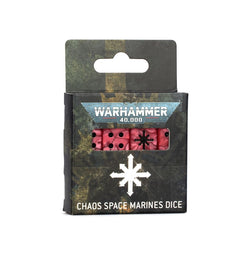 Warhammer 40K: Chaos Space Marines - Dice Set