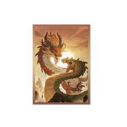 Dragon Shield: Wood Snake 2025 - Matte Dual Art Sleeves - Standard Size