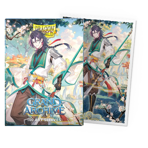 Grand Archive - Jin, Fate Defiant - Matte Art Sleeves - Standard Size