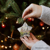 Artistic Austin Texas Christmas Ornament, Unique Ceramic Keepsake Souvenir and Gift