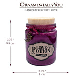 Love Potion Romantic Candle, Valentine Decor