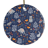 Autumn Forest Scandinavian Forest Ornament