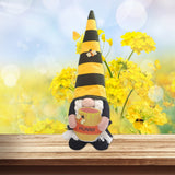 Bee and Honey Themed Gnomes, Plush Bumblebee Home Decor