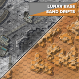 BattleTech Alien Worlds: Battle Mat - Lunar Base/Sand Drift