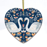 Scandinavian Zen Pond Christmas Ornament