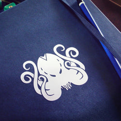 The Brand of Cthulhu Sticker - White Vinyl Decal