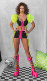 Neon Glow Party Deluxe Skirt