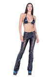 ElectroLace PVC Lace-Up Top