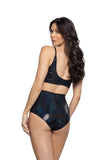 ElectroGlow High-Waist Rave Shorts