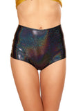 ElectroBurst High-Waist Shorts