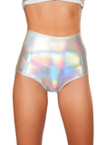 ElectroBurst High-Waist Shorts