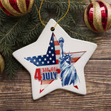 4th of July American Patriotism Ornament