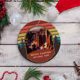 Bryce Canyon National Park Retro Style Ornament, Utah  Tourist Attraction and Gift