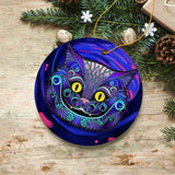 Cheshire Cat Christmas Ornament