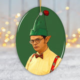 Dwight Schrute Elf Christmas Ornament, The Office